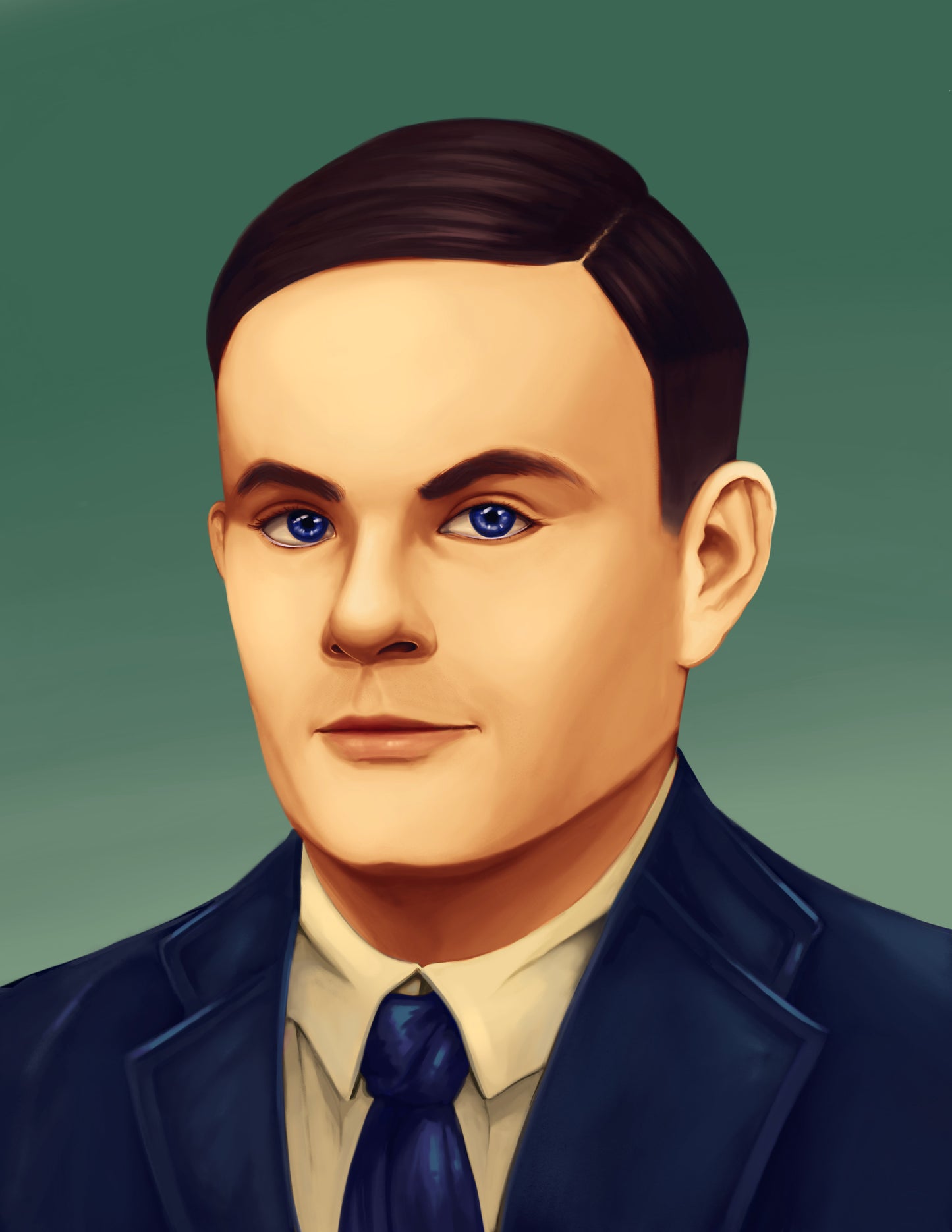 Alan Turing, Ada Lovelace, Kurt Gödel Portaits