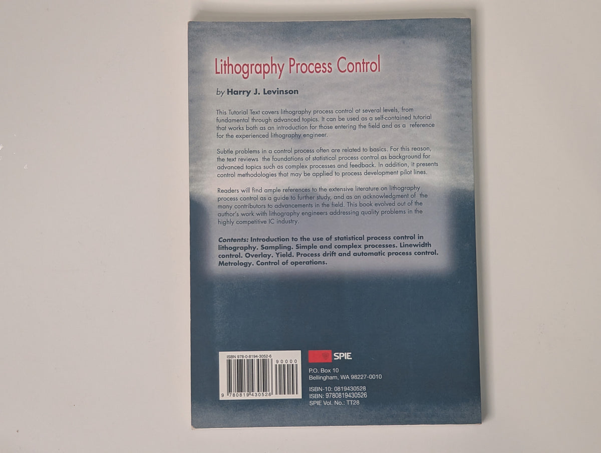 Lithography Process Control - Harry J. Levinson (Softcover)