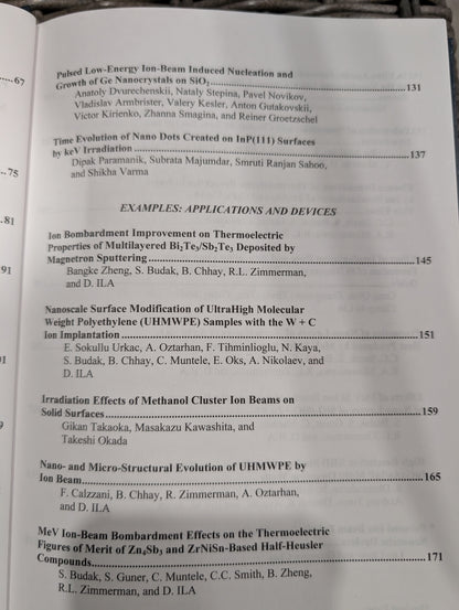 Ion-Beam-Based Nanofabrication - Materials Research Society - Volume 1020 (Hardcover)