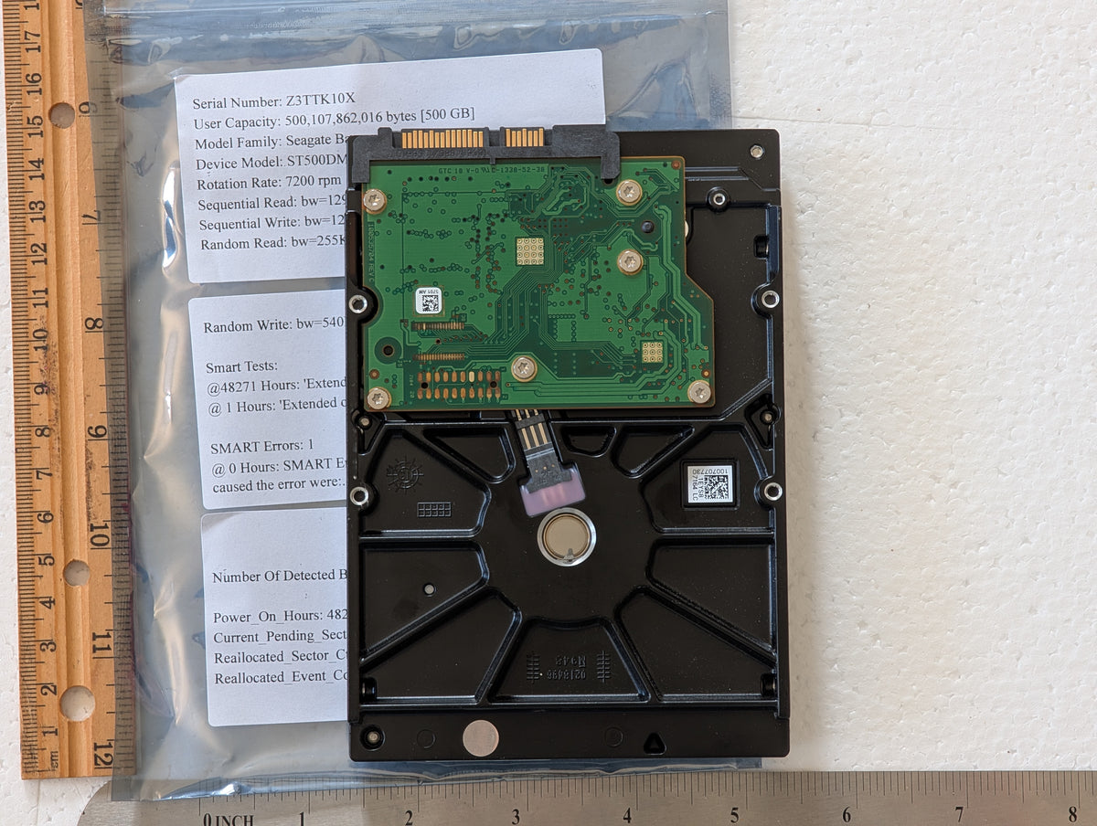 500GB Seagate, ST500DM002-1BD142, (smart_error_count=1)