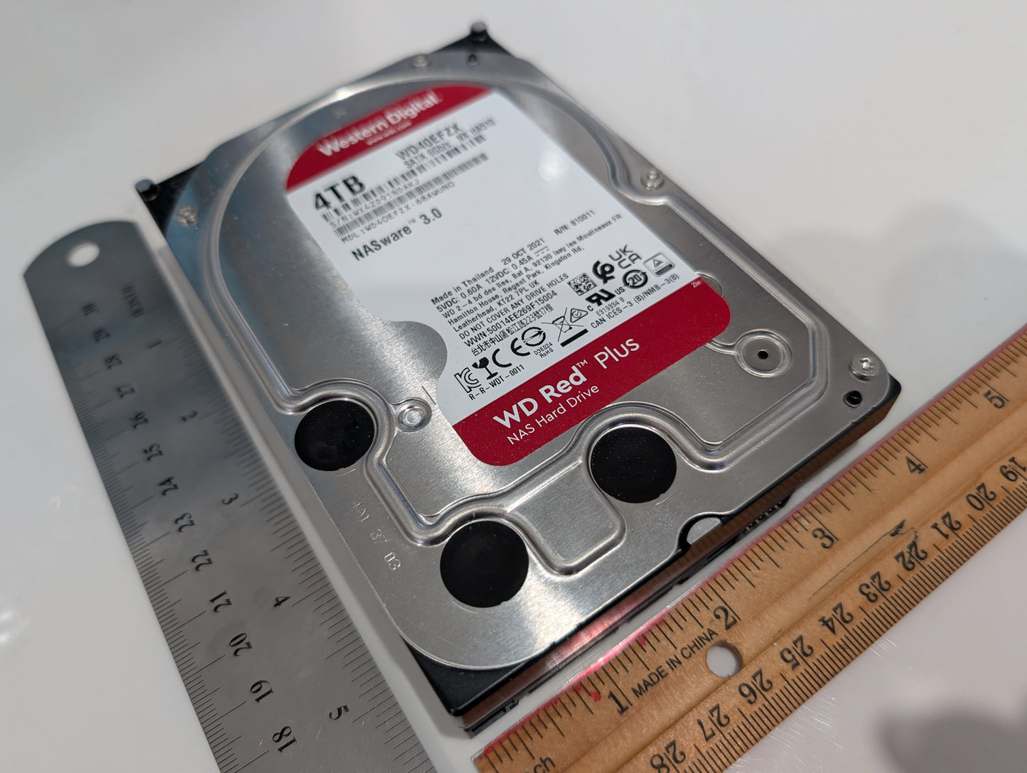 4TB Western Digital Red Plus (Used: 1485 Powered On Hours)