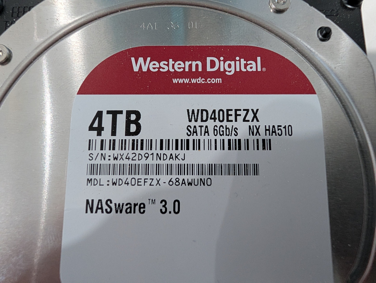4TB Western Digital Red Plus (Used: 1485 Powered On Hours)
