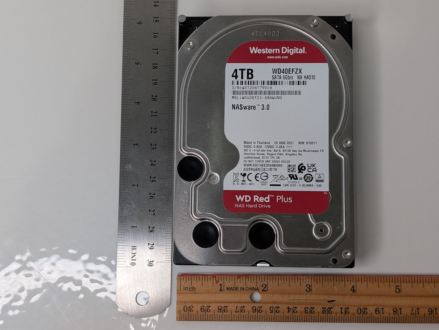 4TB Western Digital Red Plus (Used: 2312 Powered On Hours)