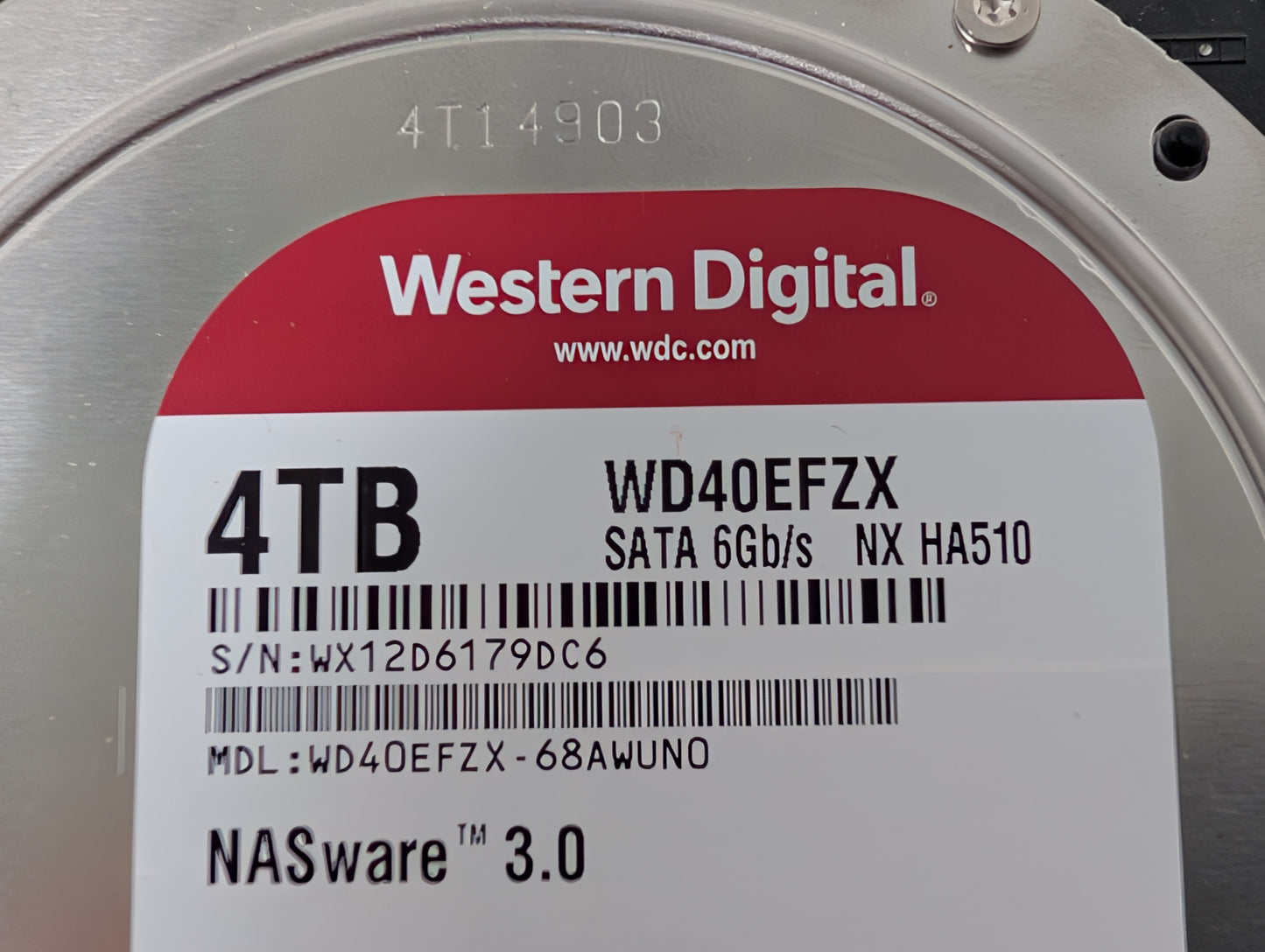 4TB Western Digital Red Plus (Used: 2312 Powered On Hours)