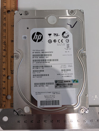 1TB Seagate Constellation ES.3 Enterprise Hard Drive (78 Powered On Hours)