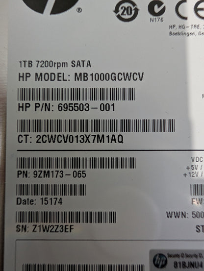 1TB Seagate Constellation ES.3 Enterprise Hard Drive (78 Powered On Hours)