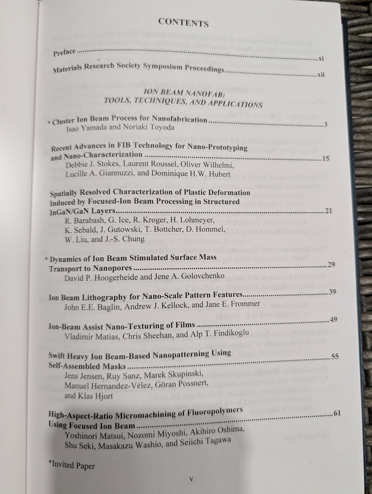 Ion-Beam-Based Nanofabrication - Materials Research Society - Volume 1020 (Hardcover)